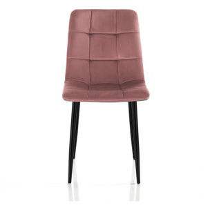 Tomasucci Lot de 4 Chaises FAFFY PINK