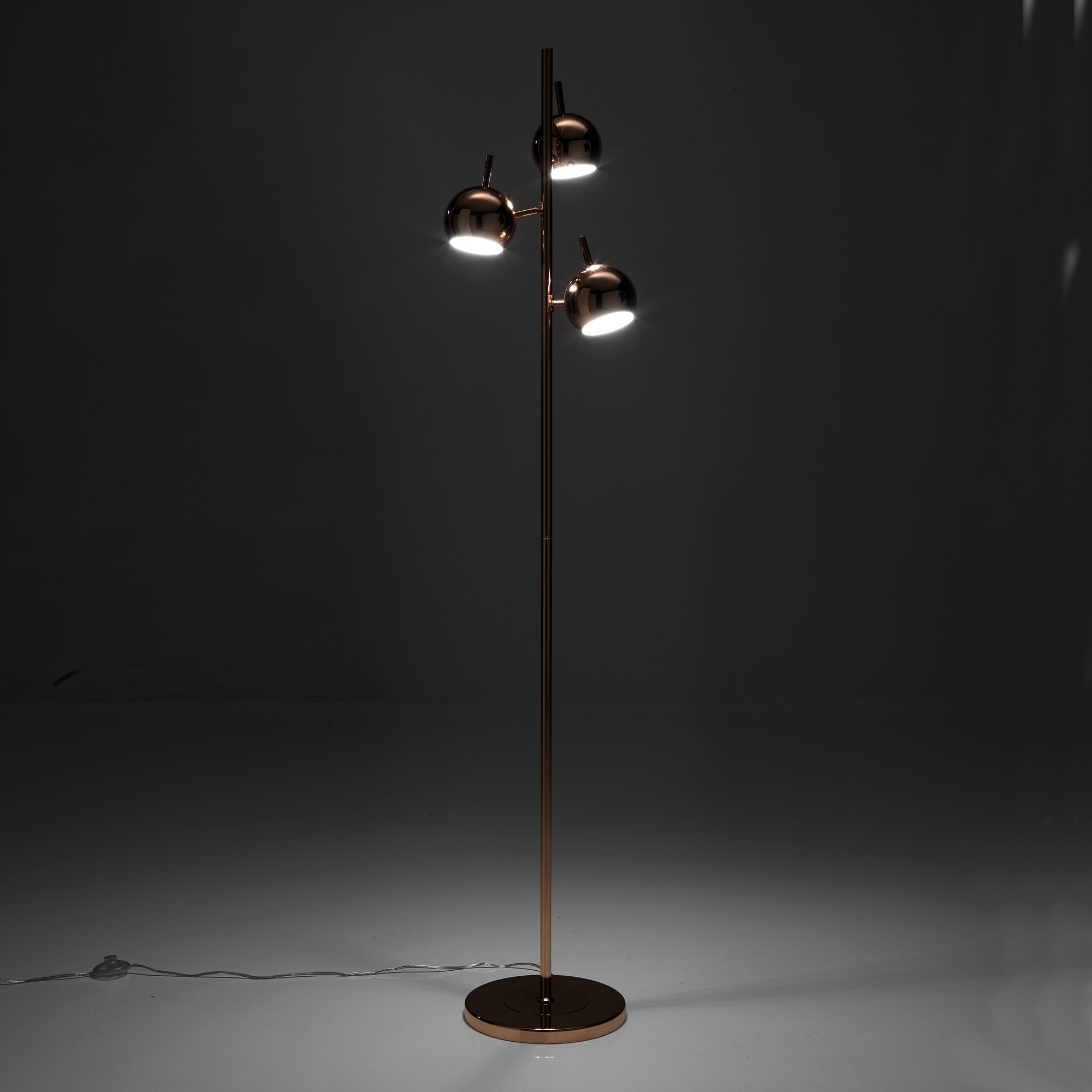 Tomasucci Lampadaire GLOBE CUIVRE Doré