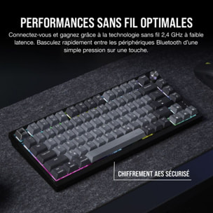 Clavier gamer sans fil CORSAIR K65 PLUS Wireless