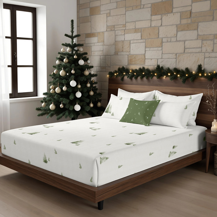 Drap-housse Christmas Grove 100 % coton