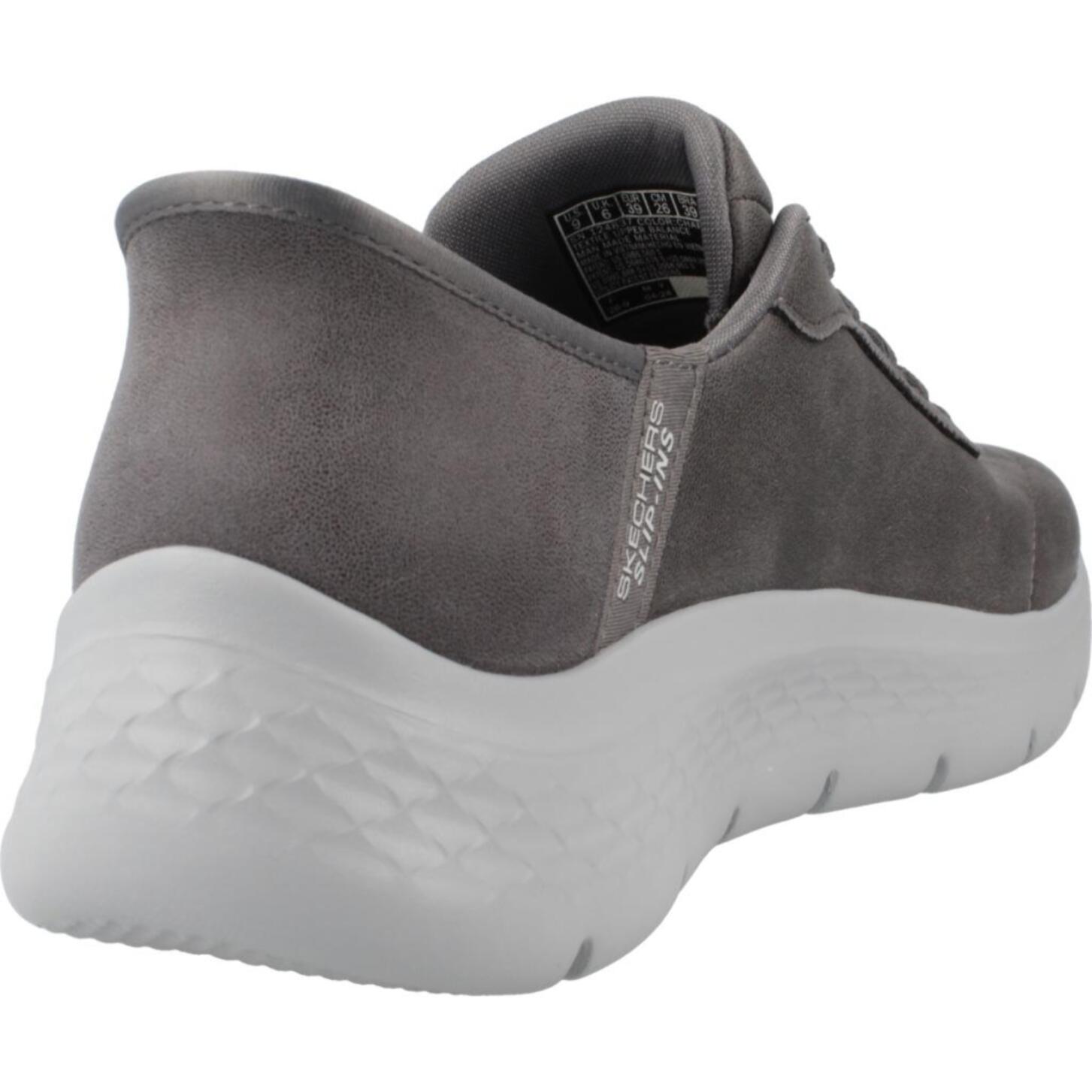 Sneakers De  Mujer Go Walk Flex - Mali Slip-ins Gris