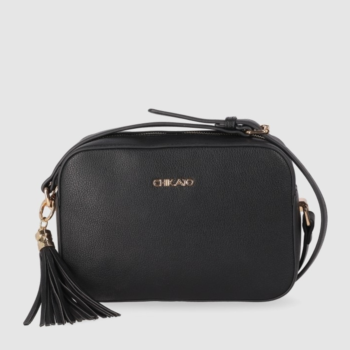 Bolso - Negro - Medida: 24 cm x 17 cm x 7 cm