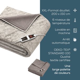 Couverture chauffante XXL Nordic - Beurer HD 150 - 6 niveaux de température