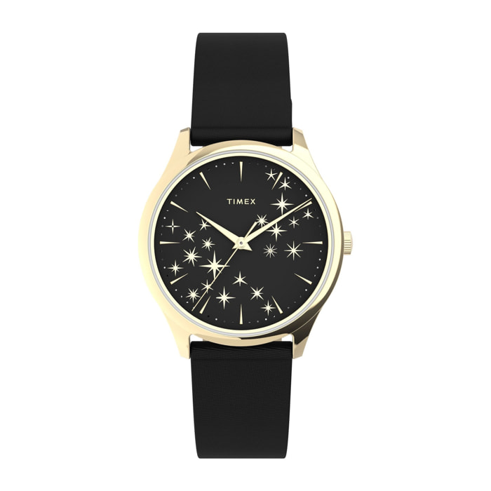 Timex Orologio Analogico Al Quarzo Starstruck 32Mm Leather Strap Watch