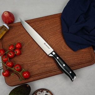 Couteau à trancher noir 33cm - "Essentials"