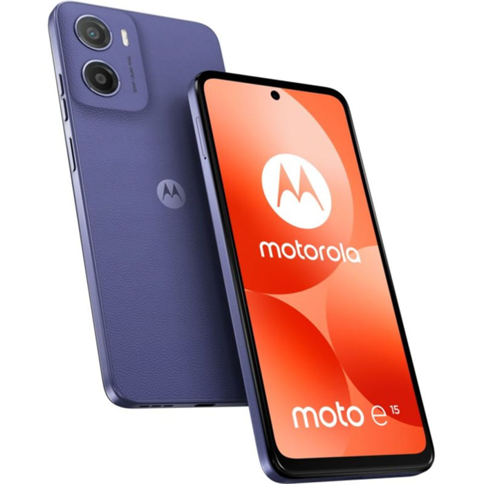 Smartphone MOTOROLA E15 Lavande 64Go