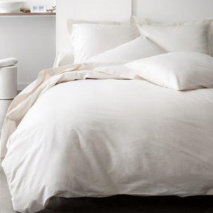 Housse de couette 100 % coton cacao