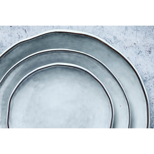 Assiette CLOUD Ø16cm - 6 pièces - Gris orage
