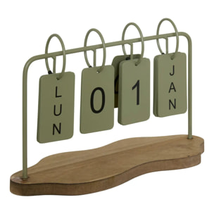 Calendrier décoratif Fred 25x10x16cm