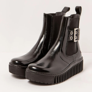 Botines 1516 NAPPA SHINNY BLACK/BRIGHTON color Black