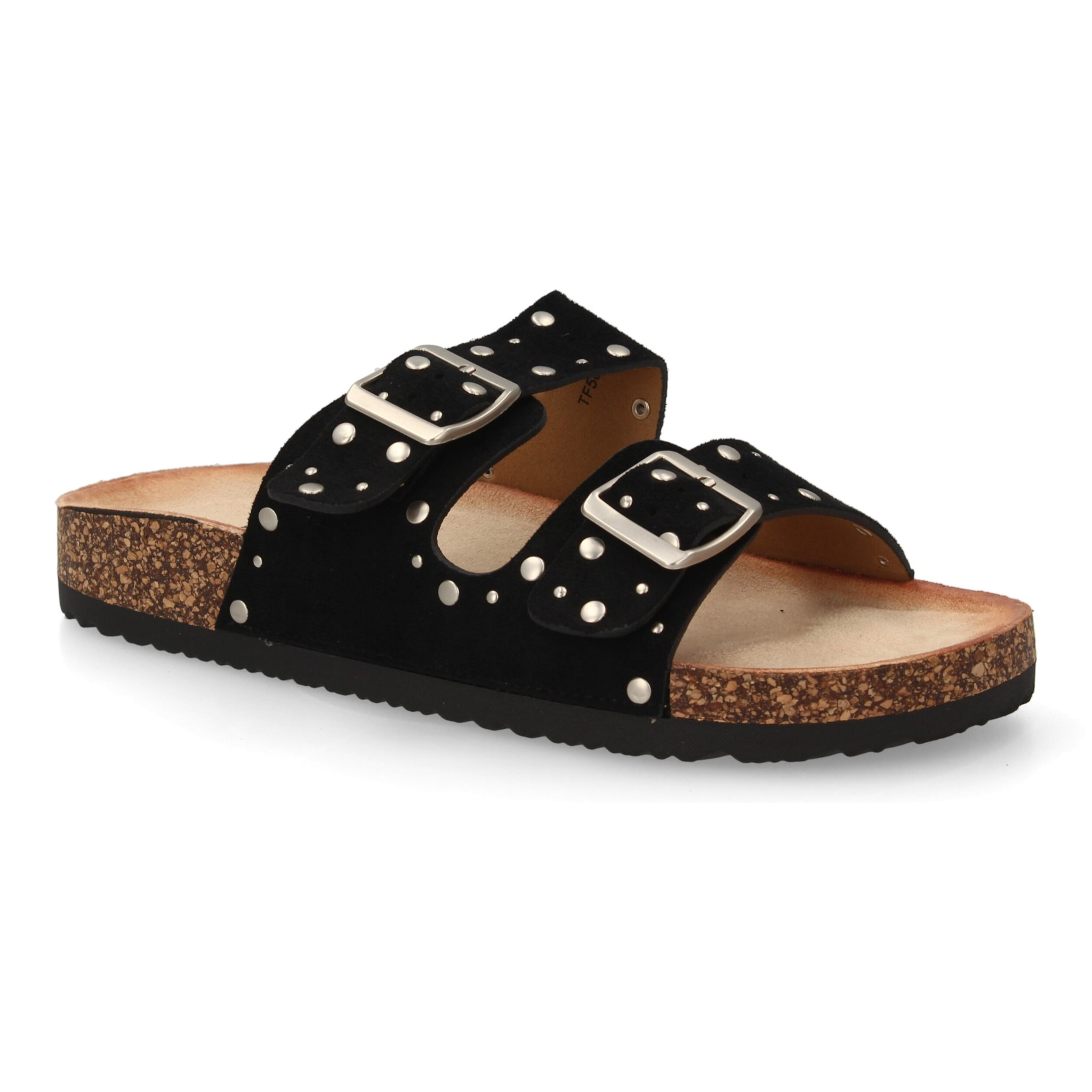 Sandalia bio mujer cómoda con tachuelas