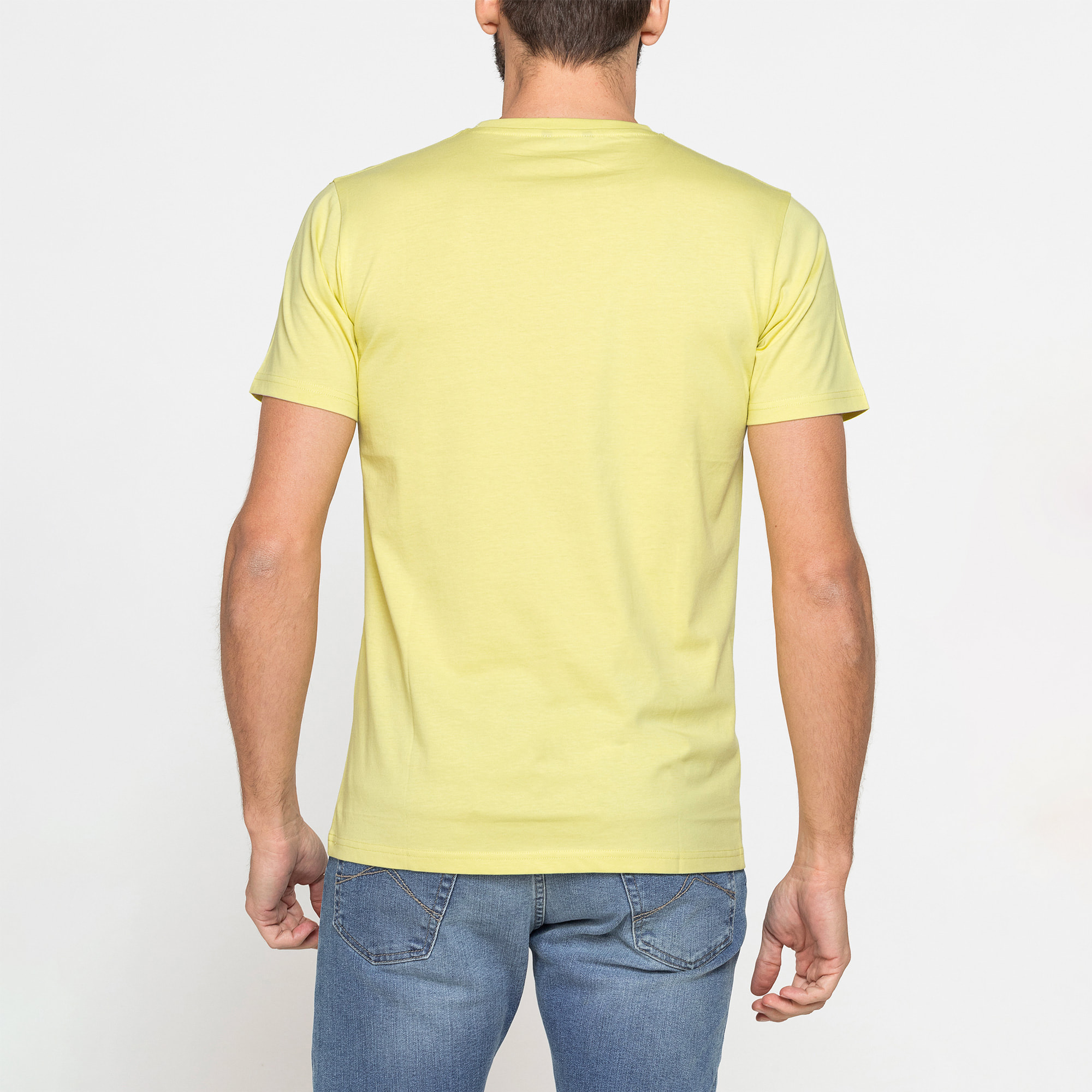 T-SHIRT GIROCOLLO IN COTONE CON STAMPA LOGO CARRERA