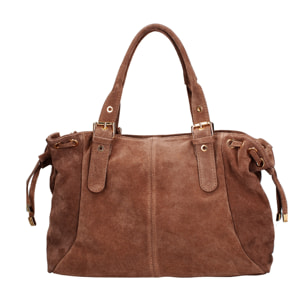 Borsa a mano da donna Made in Italy - Modello Celeste Plus - 100% pelle - 20.0 x 28.5 x 41.0 cm