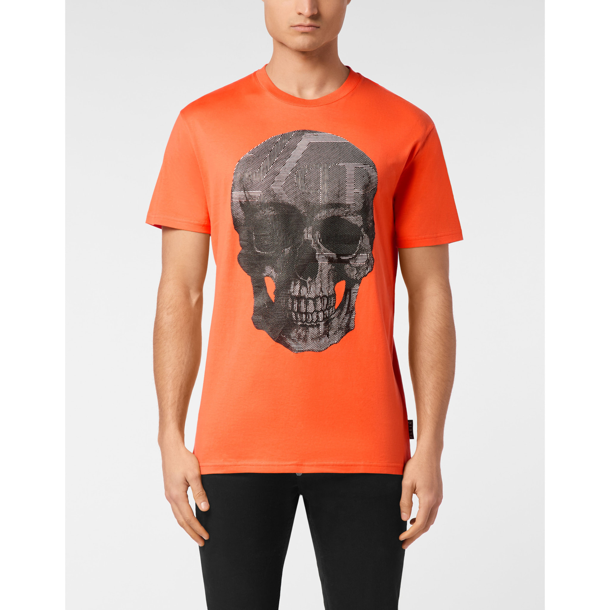 PHILIPP PLEIN T-Shirt Round Neck SKULL