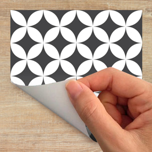 Sticker carrelage - Ambiance Sticker - 60 CARREAUX DE CIMENT MEUBLE AUTHENTIQUES VOGIA - 20x20cm