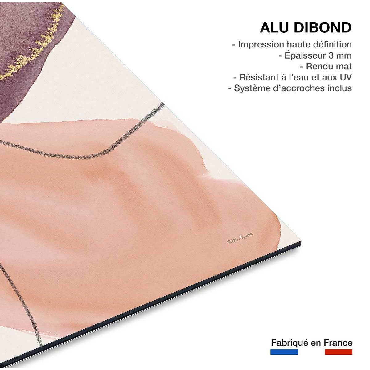 Tableau Pétale passion Tableau alu Dibond