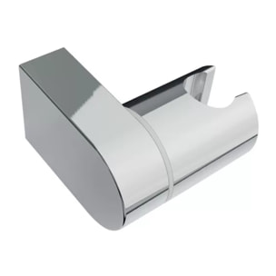 Support mural orientable pour pommeau de douche chromé – Réglable – Olga ABS