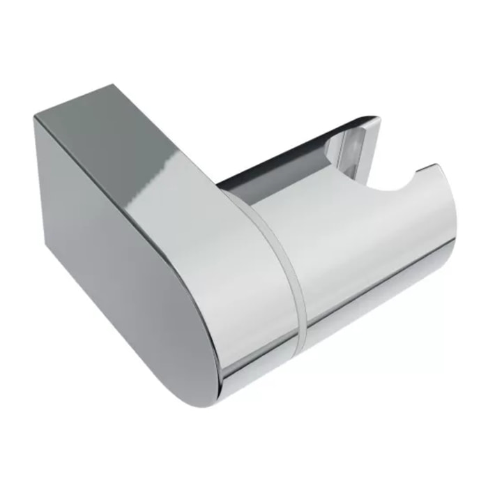 Support mural orientable pour pommeau de douche chromé – Réglable – Olga ABS