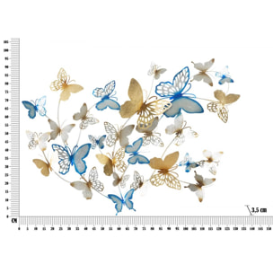 PANNELLO DA MURO BUTTERFLIES CHARME1921 MULTICOLORE