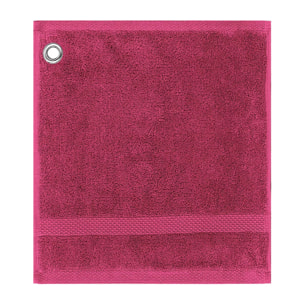 Carre avec oeillet Elea fuchsia