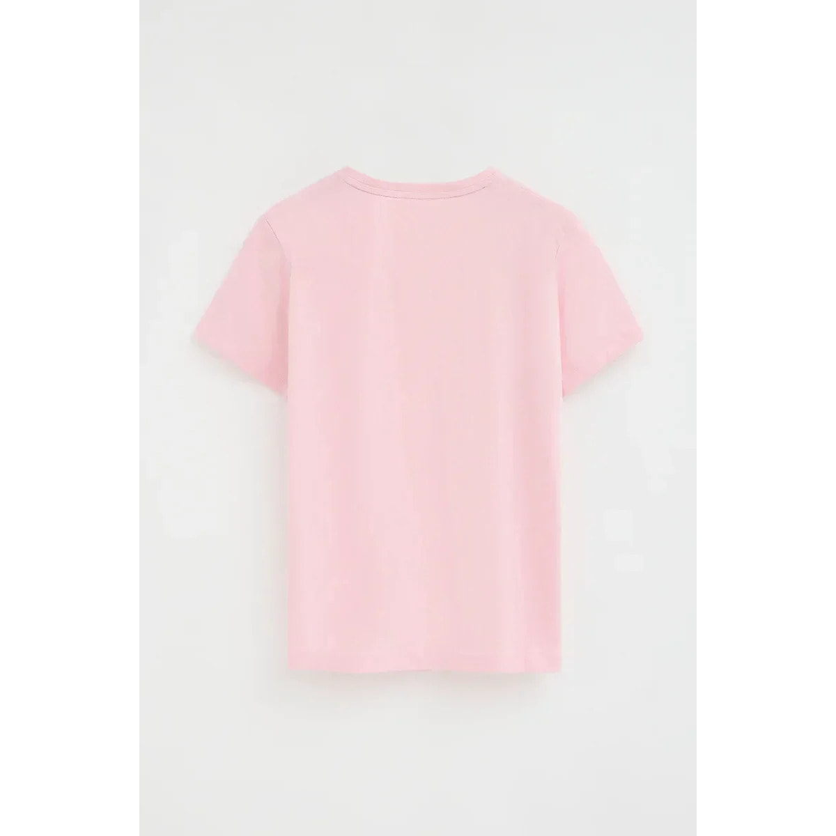 Pack mujer de dos camisetas azul marino y rosa de manga corta y cuello redondo con bordado Rigby Go