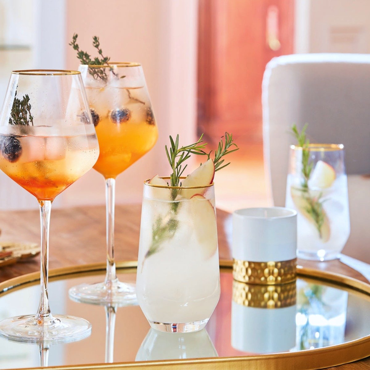 4 bicchieri da acqua 40 cl Ultime Bord Or - Cristal d'Arques