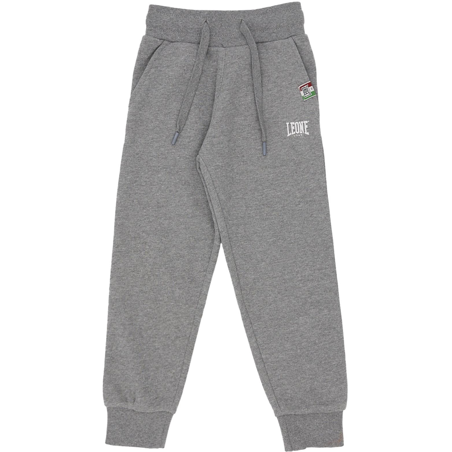 Pantalón de niño de felpa con pequeño logo Basic