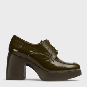 Zapatos LADY 62 Verdes. Tacón: 7,5cm