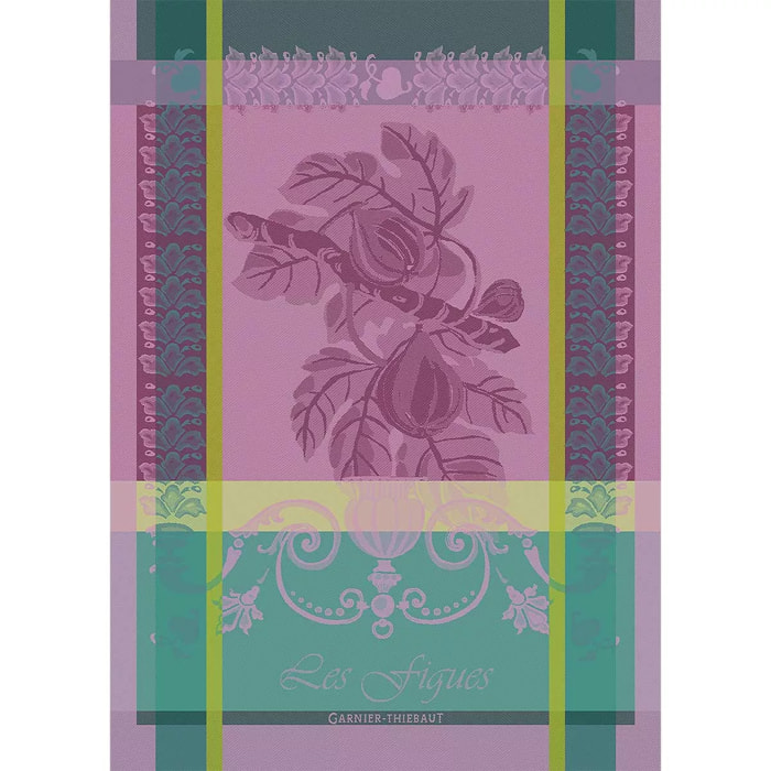 Torchon Les figues mauve