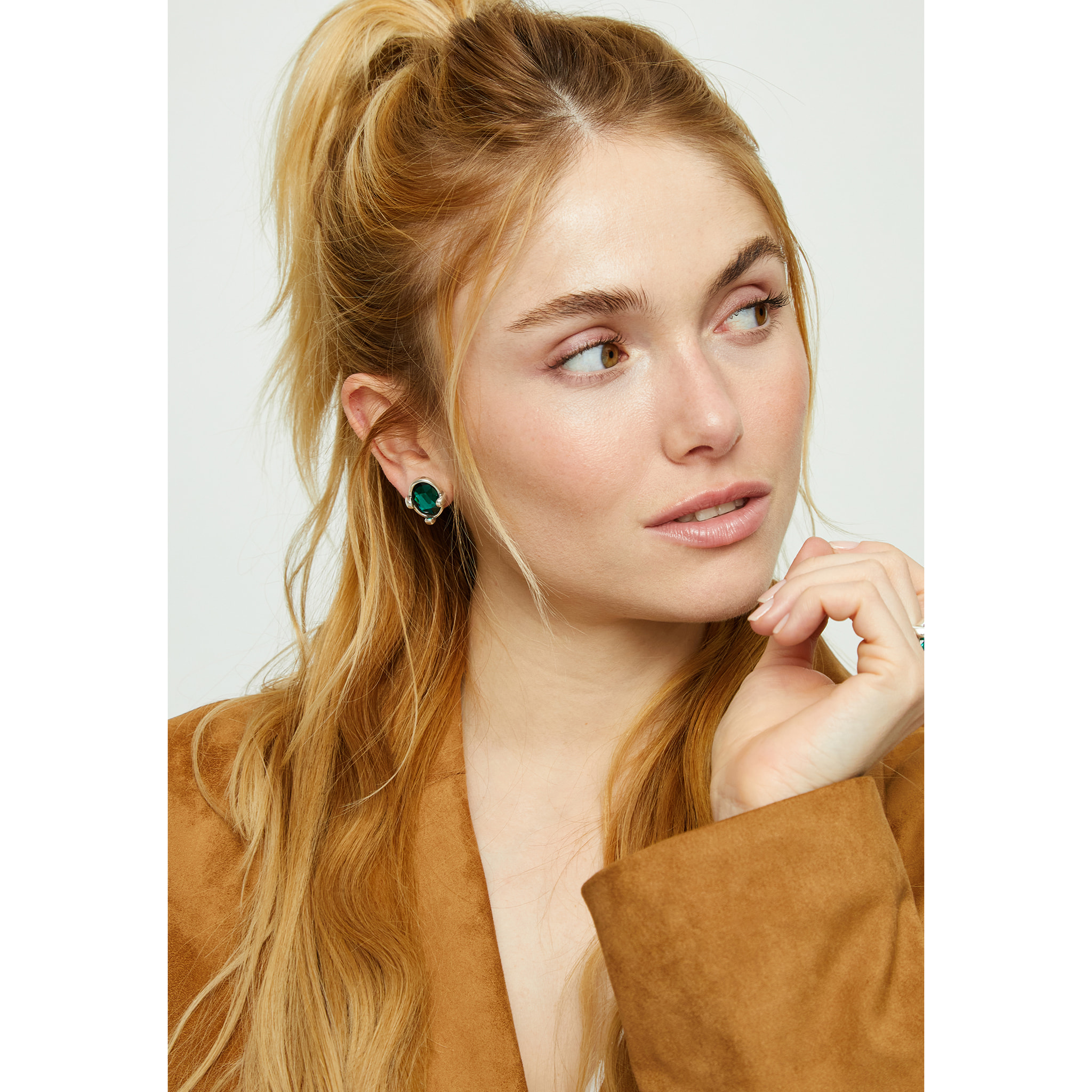 Pendiente SER DESLUMBRANTE VERDE U