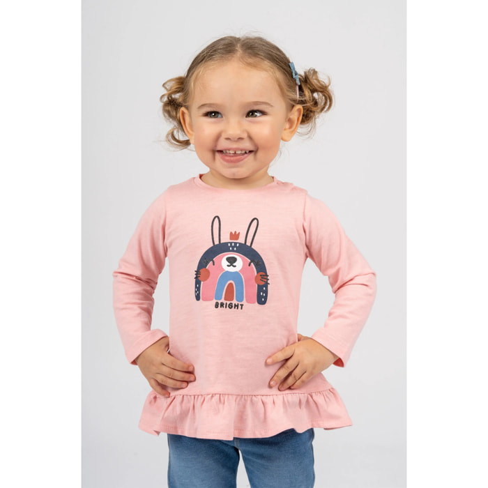 T-shirt Coniglietto Rosa Baby