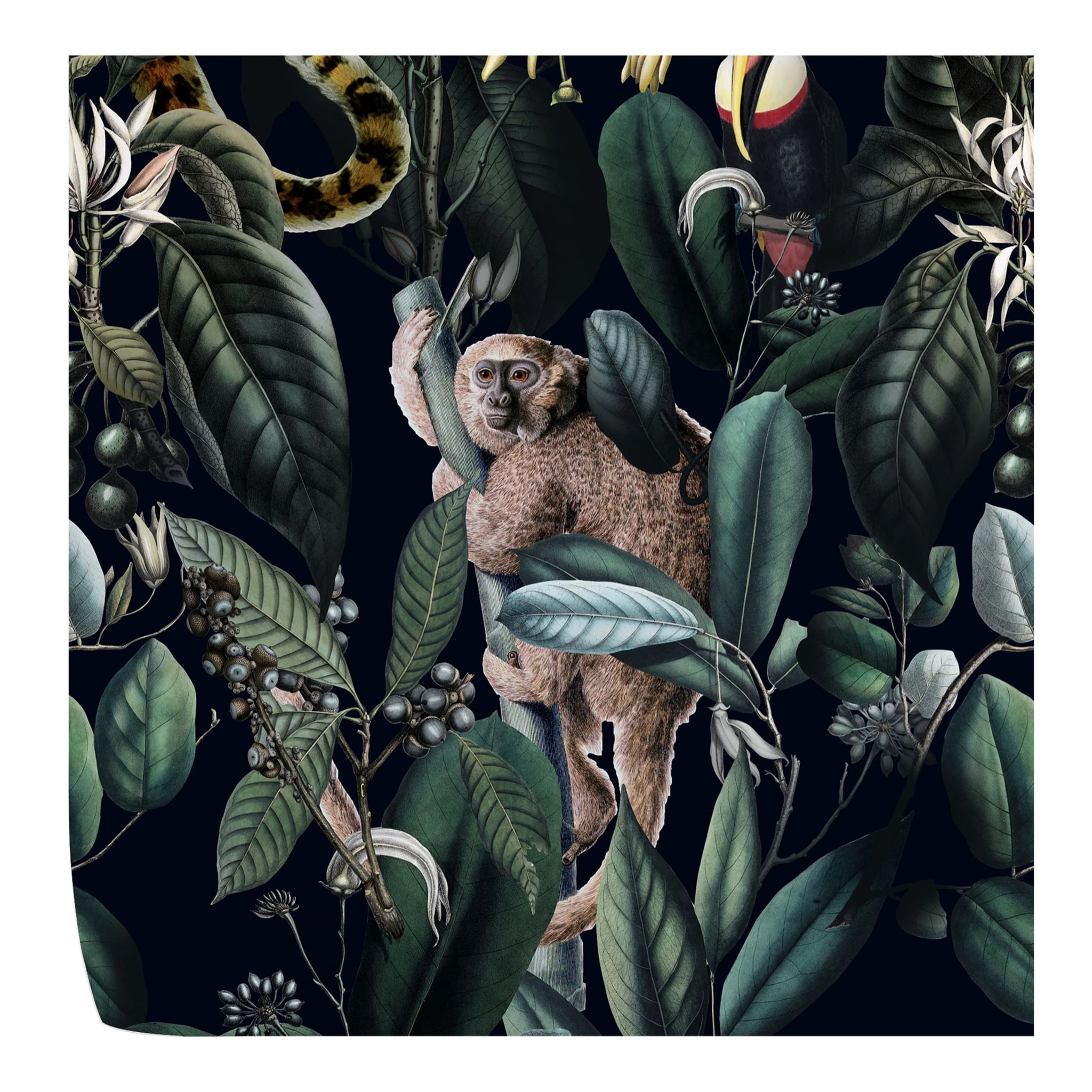 Carta da Parati Giungla Botanica