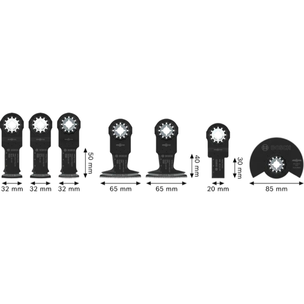 Coffrets d'accessoires pour outils multifonctions Wood - BOSCH - 2608669097