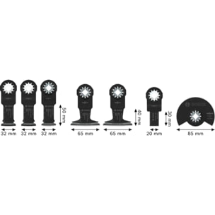 Coffrets d'accessoires pour outils multifonctions Wood - BOSCH - 2608669097