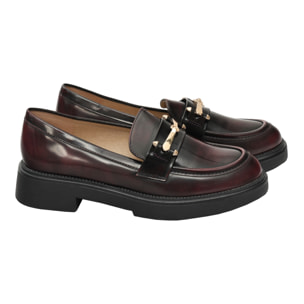 Mocassini con accessorio - tacco 4,0 cm