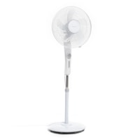 Ventilatore da pavimento - bianco e grigio - 43x40 x118 - 138 cm
