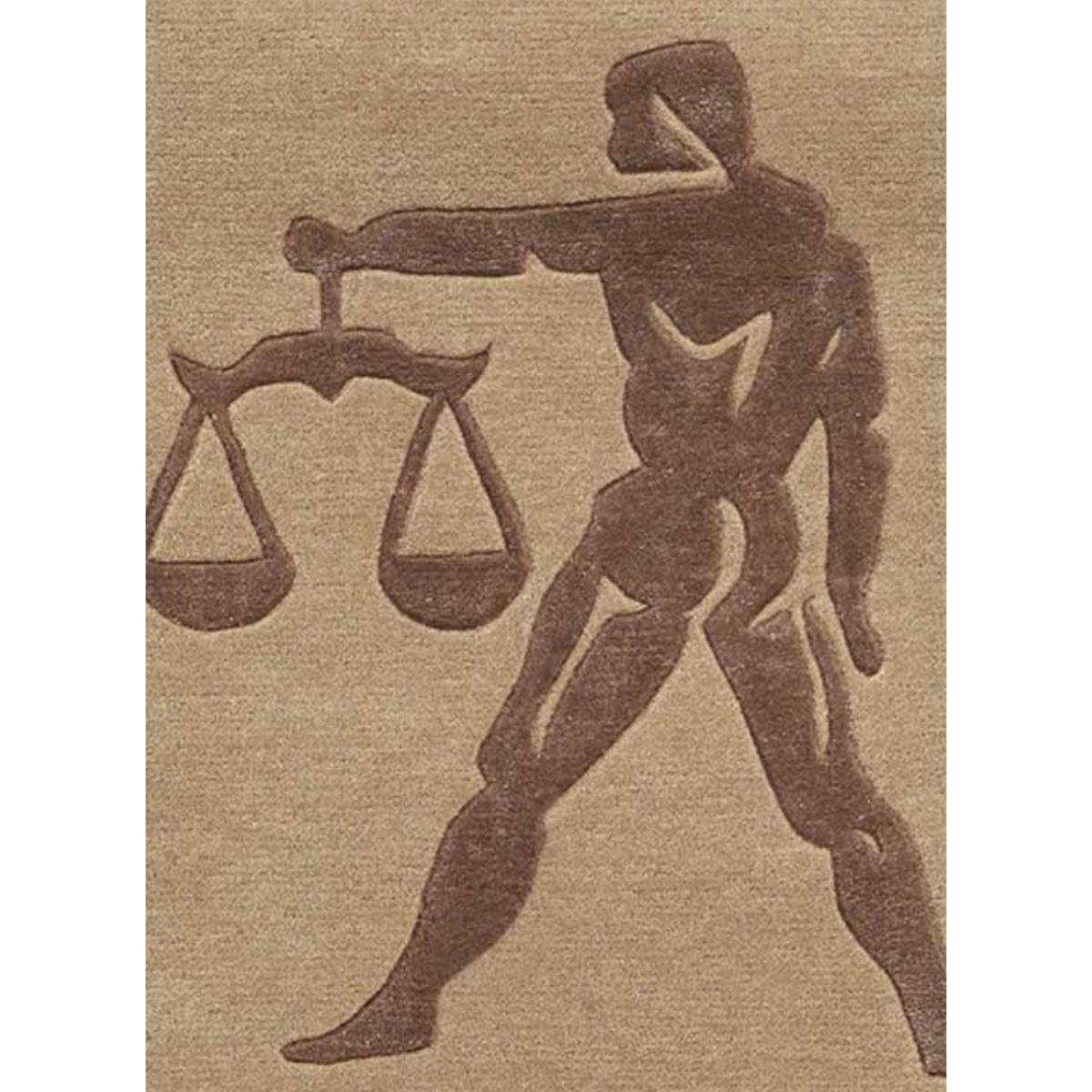 Tapis salon et chambre fait main en laine motif géométrique FAFE