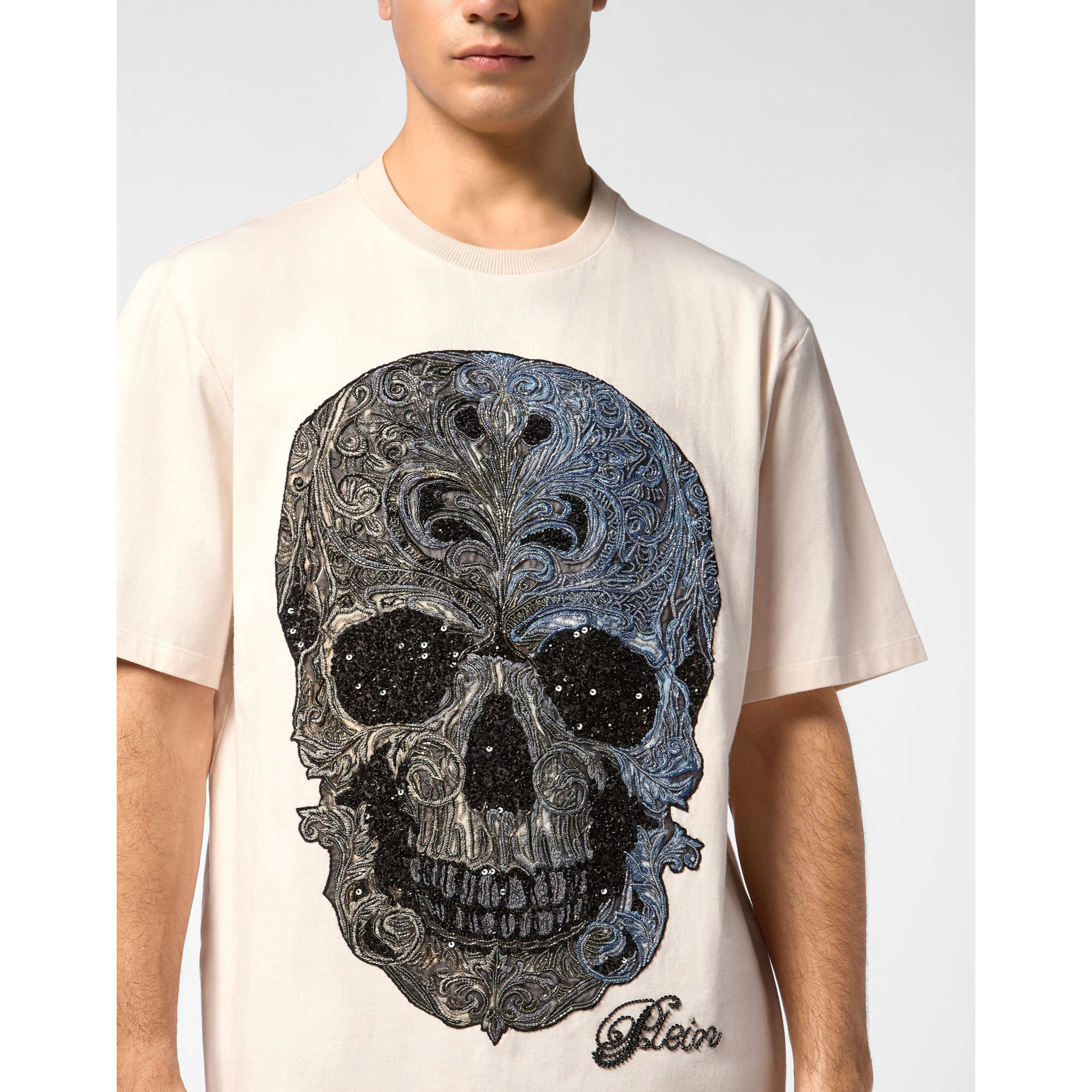 PHILIPP PLEIN Maglietta girocollo Ss SKULL