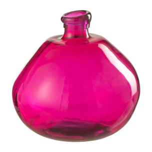 J-Line vase Bulle - verre - fuchsia - Ø 31.5 cm