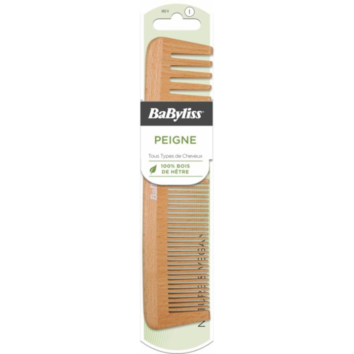 Peigne BABYLISS en bois