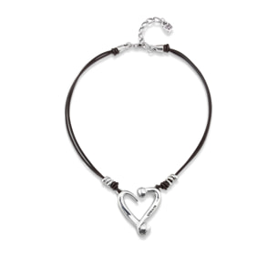 Colgante HEART PLATEADO U