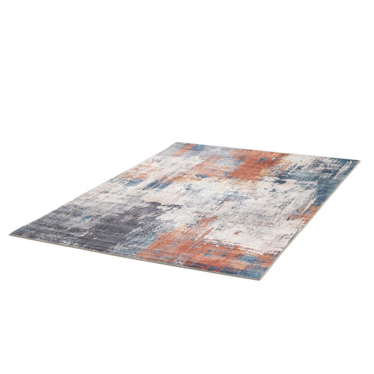 Tapis salon et chambre tissé motif abstrait VOKU