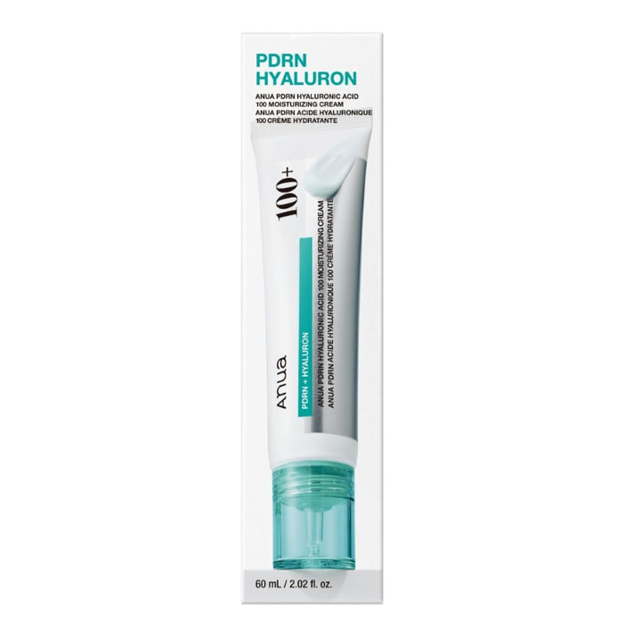 Pdrn 100 Hyaluronic Acid 100 Moisture Cream - Crème Légère Hydratante Repulpante 60ml
