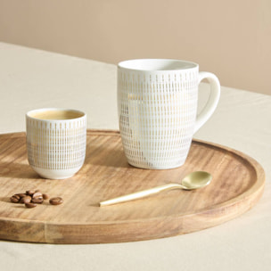 Mug Lunis 360ml doré