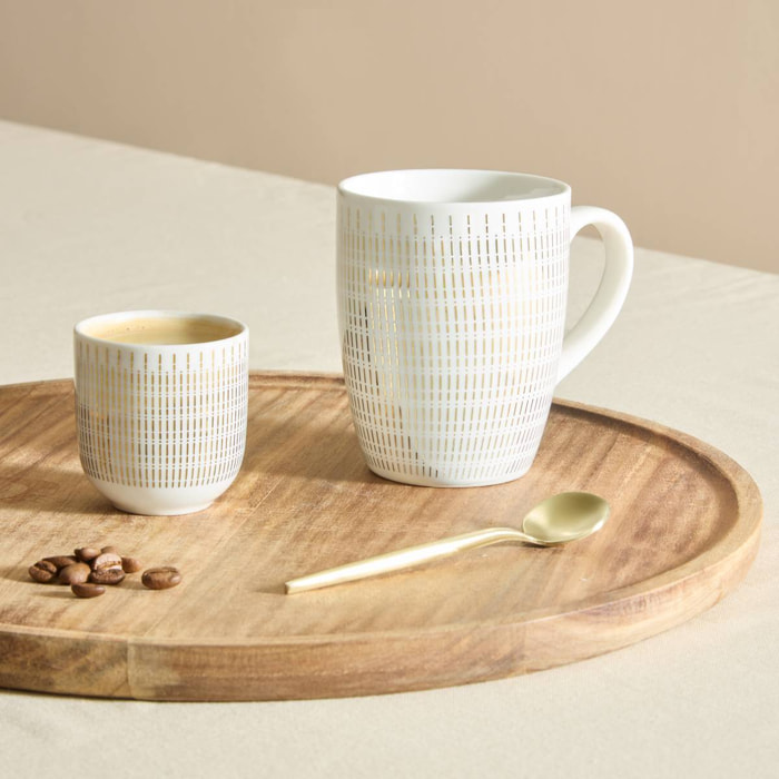 Mug Lunis 360ml doré