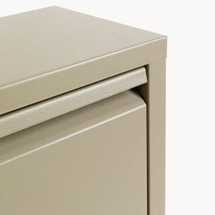 Casier à chaussures Caruso kaki 3 tiroirs Kare Design