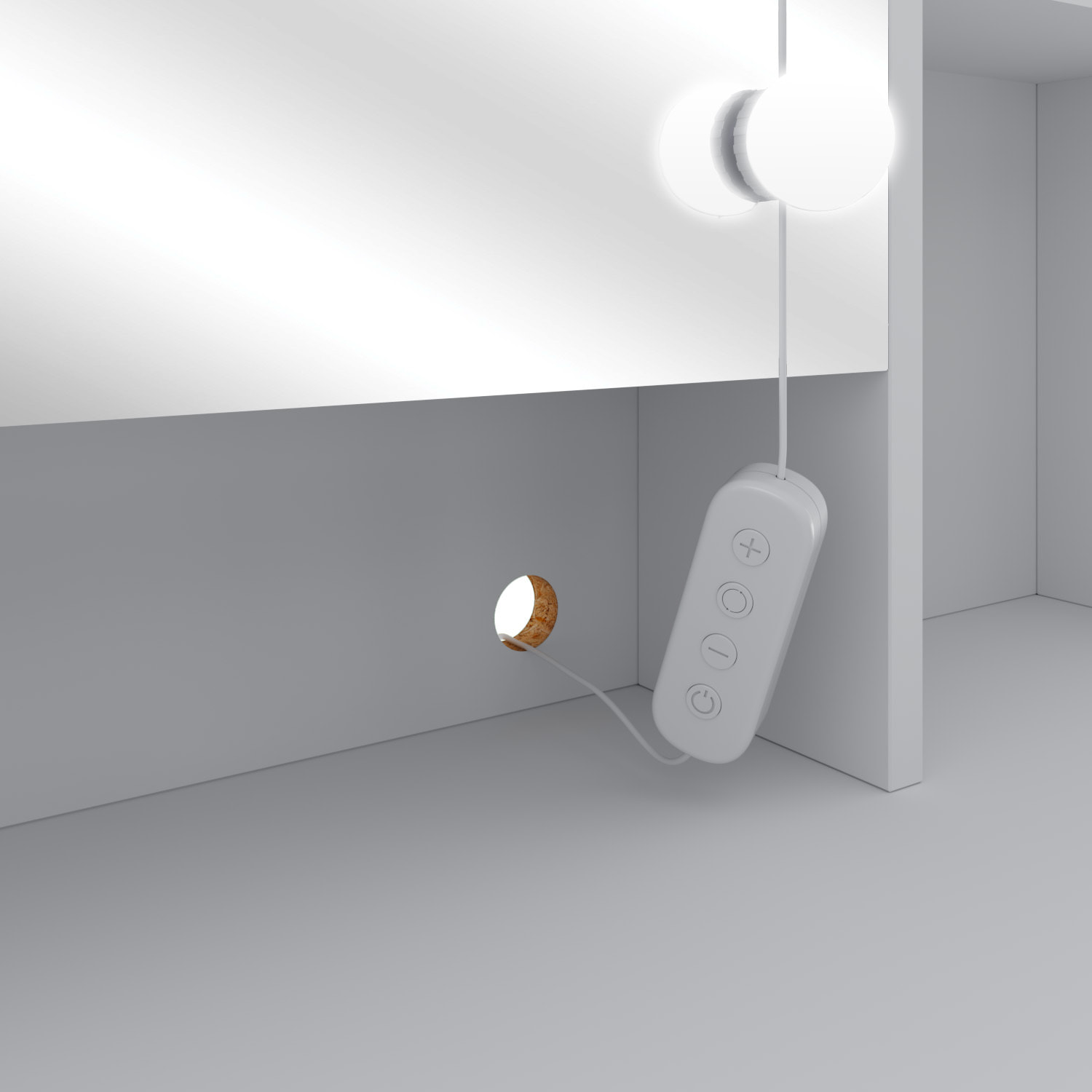 Toeletta Tavolino Trucco Tavolo Con 9 Luci LED Luminosità E Tonalità Regolabili Specchio 2 Cassetti 7 Vani A Giorno Mensole 40 x 90 x 144.7 Cm Bianco