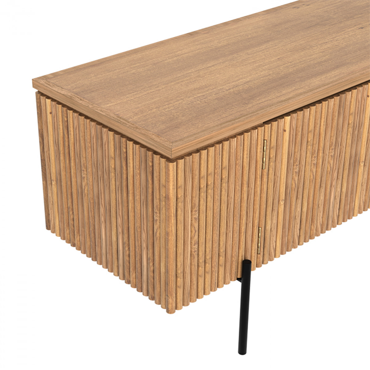 Meuble TV en bois de teck 160 cm - Gordes