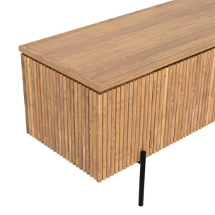 Meuble TV en bois de teck 160 cm - Gordes
