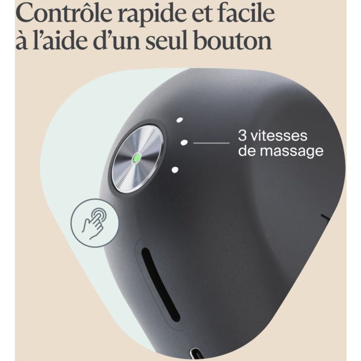 Pistolet de massage THERABODY Mini 3.0 Noir